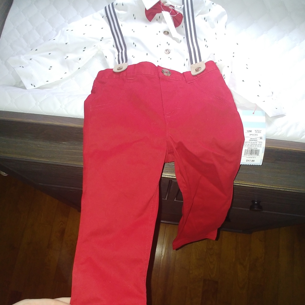 Boy 12 months Christmas Outfit